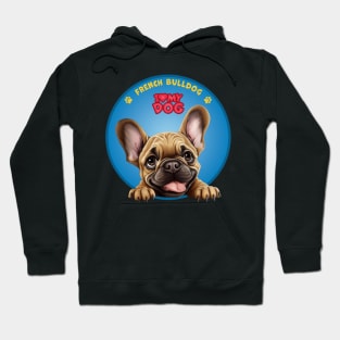 I Love my dog French Bulldog Hoodie